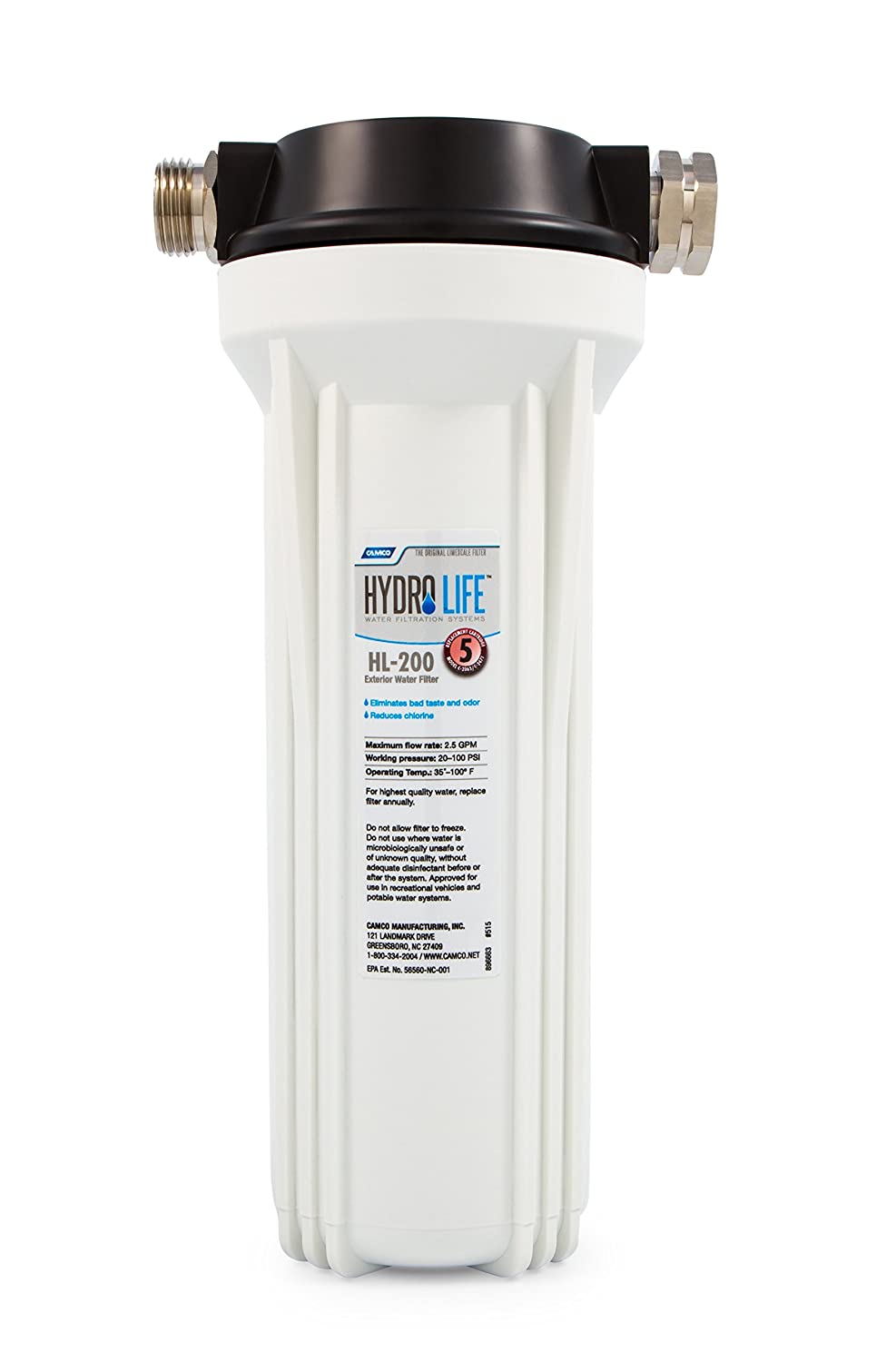 hydro life rv water filter
